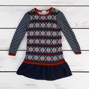Hanna Andersson Norse Star Sweater Dress Size 130 (US 8)